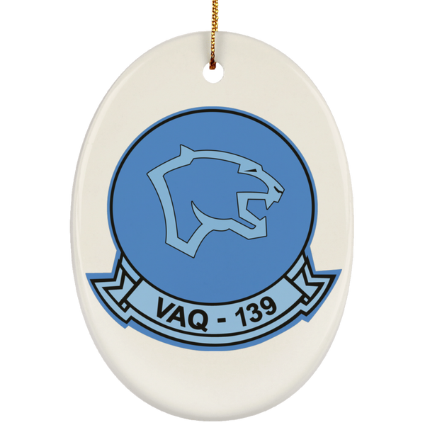 VAQ 139 1 Ornament Ceramic - Oval