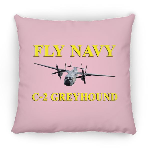 Fly Navy C-2 3 Pillow - Square - 14x14