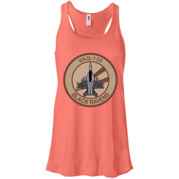 VAQ 135 6 Flowy Racerback Tank