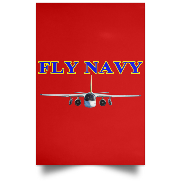 Fly Navy S-3 2 Poster - Portrait