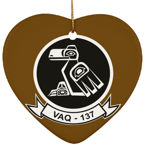 VAQ 137 3 Ornament Ceramic - Heart