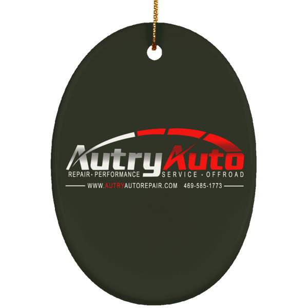 Autry Auto Ornament - Oval