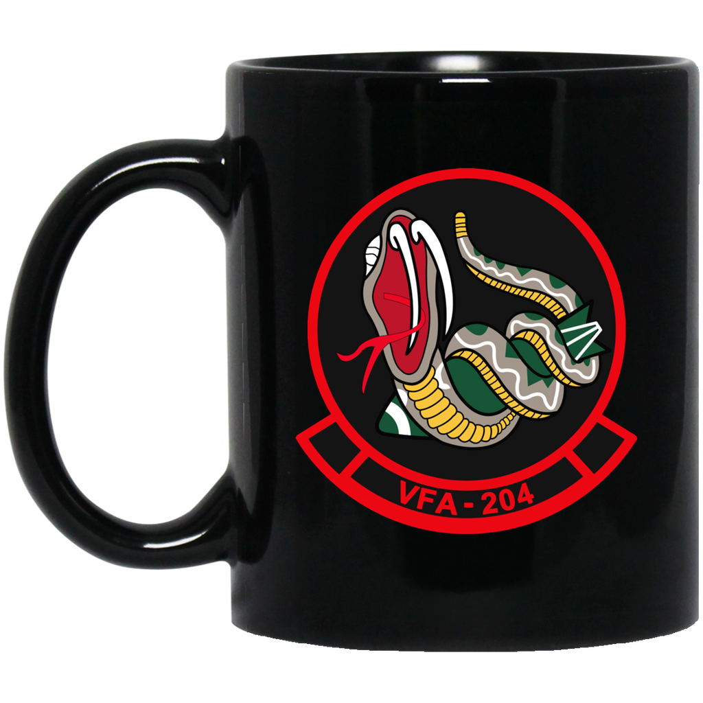 VFA 204 3 Black Mug - 11oz