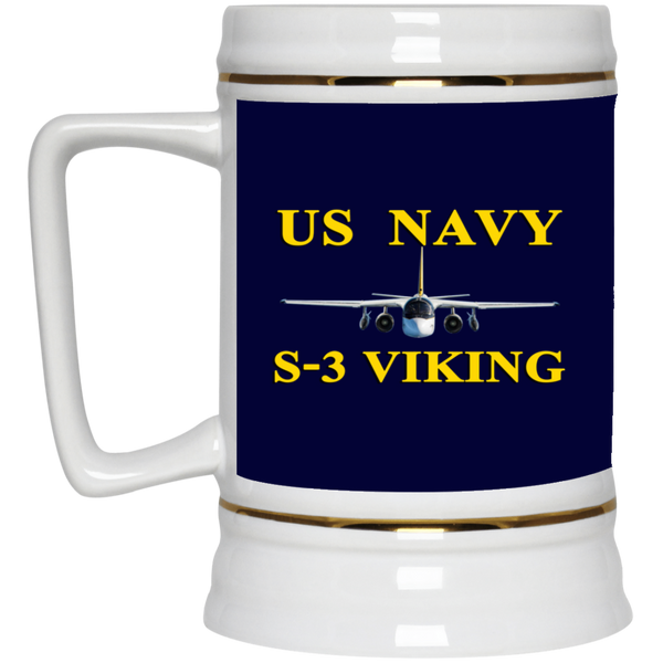 US Navy S-3 3 Beer Stein - 22oz