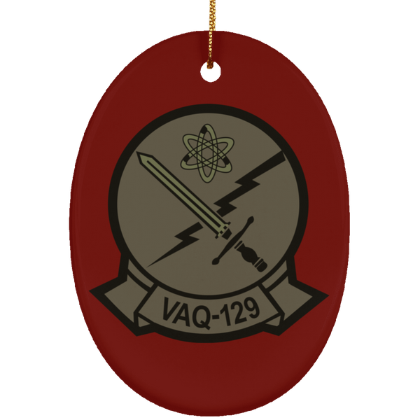 VAQ 129 4 Ornament - Oval