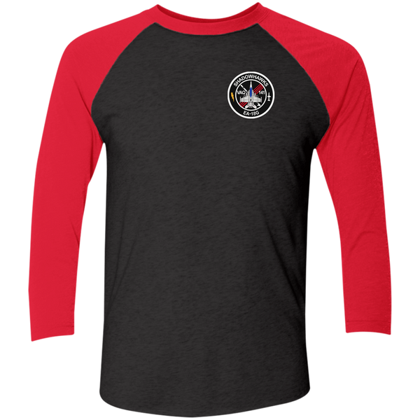 VAQ 141 6c Baseball Raglan T-Shirt