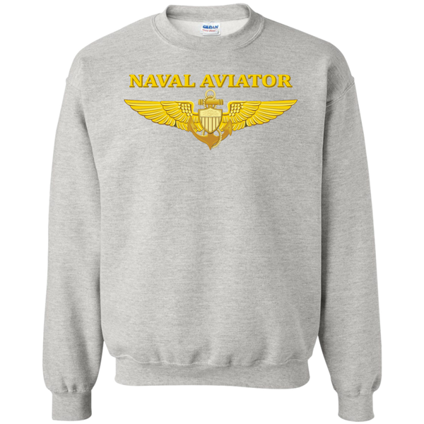 Aviator 2 Printed Crewneck Pullover Sweatshirt