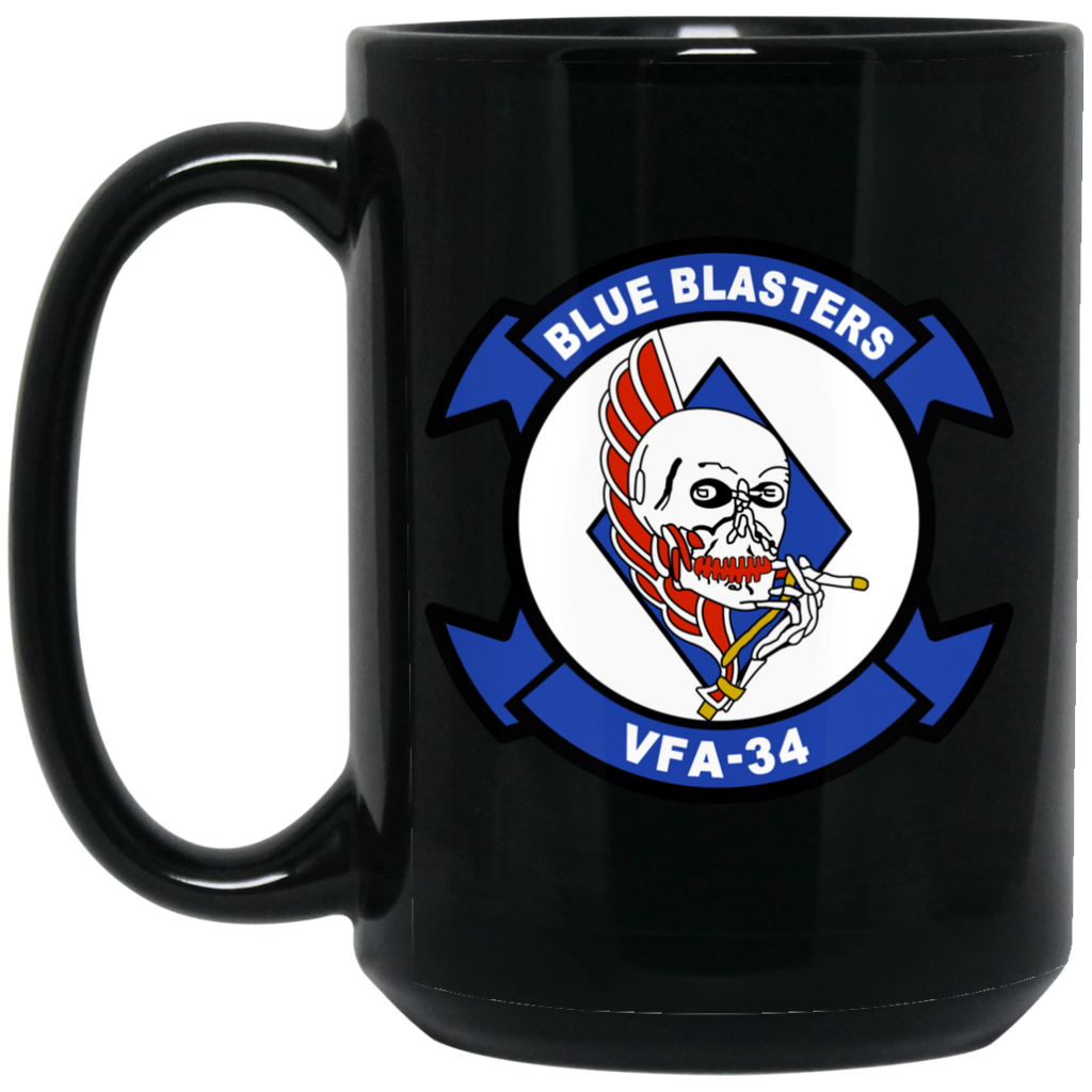 VFA 34 2 Black Mug - 15oz