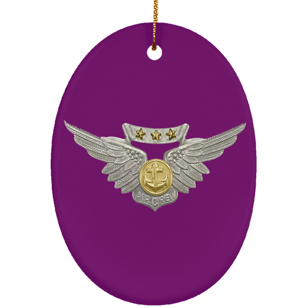 Combat Air 1 Ornament - Oval