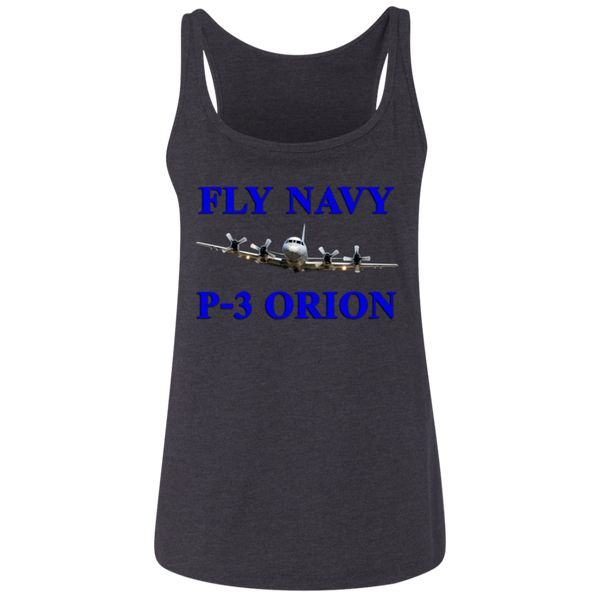 Fly Navy P-3 1 Ladies' Relaxed Jersey Tank