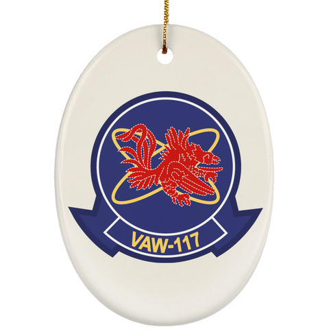 VAW 117 3 Ornament Ceramic - Oval