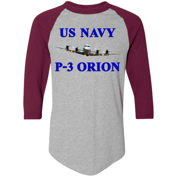 US Navy P-3 1 Colorblock Raglan Jersey