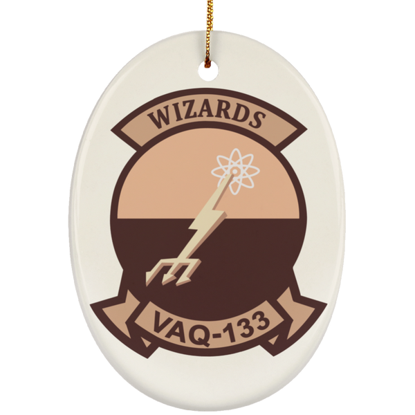 VAQ 133 2 Ornament Ceramic - Oval