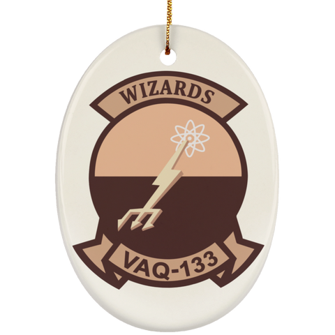 VAQ 133 2 Ornament Ceramic - Oval