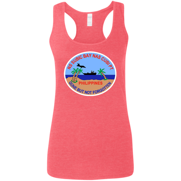 Subic Cubi Pt 08 Ladies' Softstyle Racerback Tank