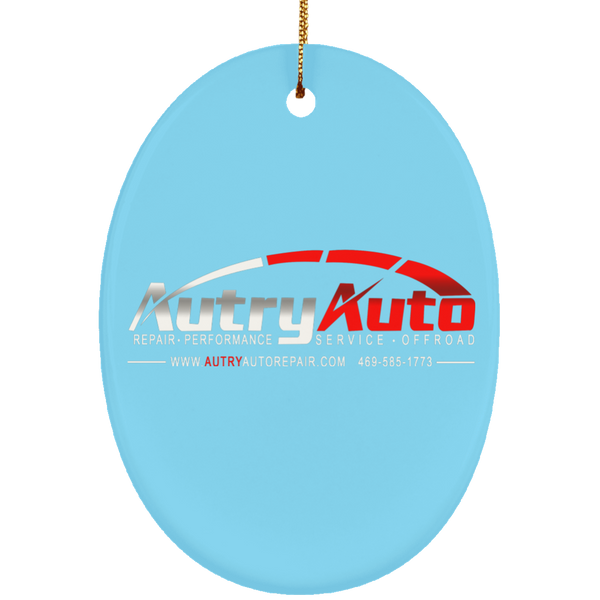 Autry Auto Ornament - Oval