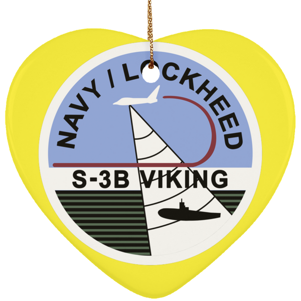 S-3 Viking 7 Ornament - Heart