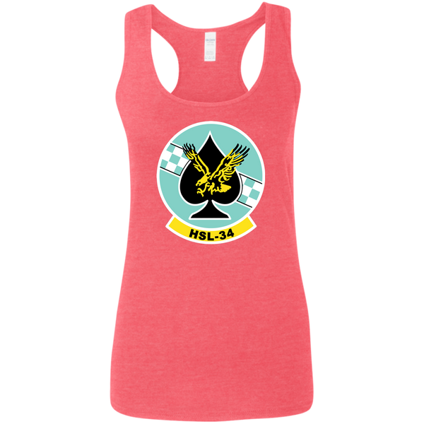 HSL 34 3 Ladies' Softstyle Racerback Tank