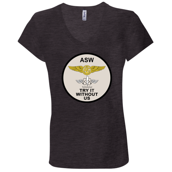 ASW 01 Ladies' Jersey V-Neck T-Shirt