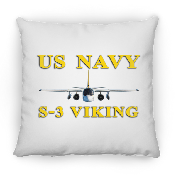 US Navy S-3 3 Pillow - Square - 16x16