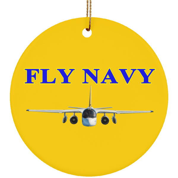 Fly Navy S-3 2 Ornament – Circle