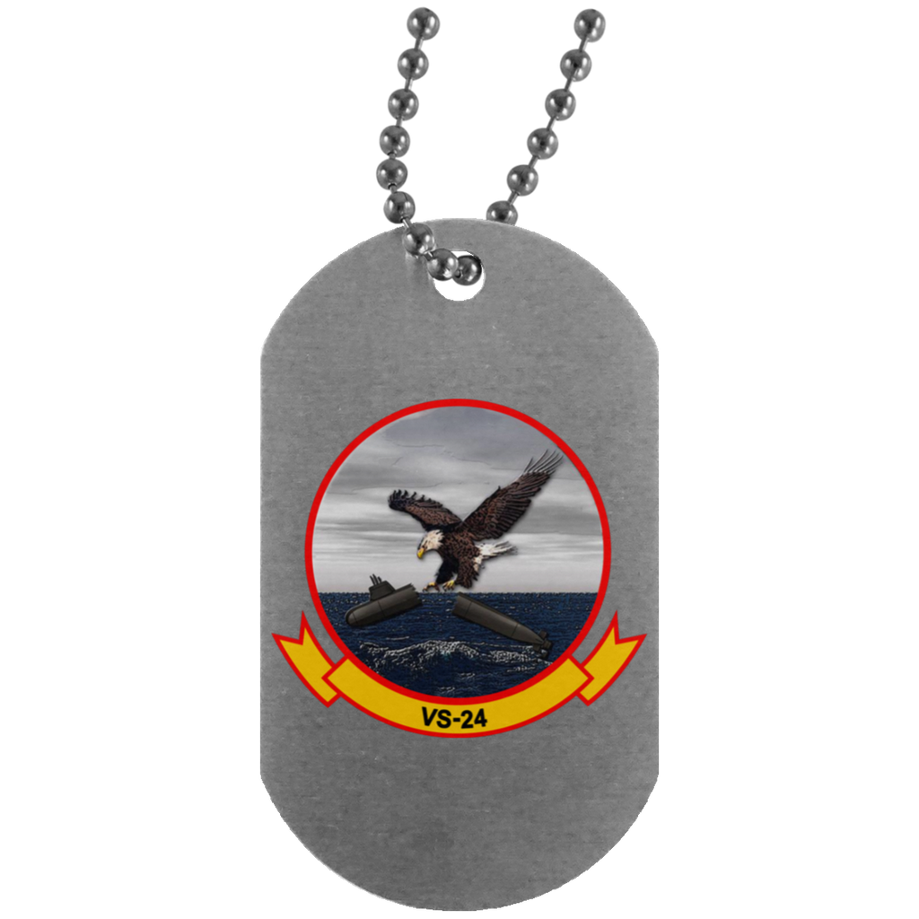 VS 24 2 Dog Tag - Silver