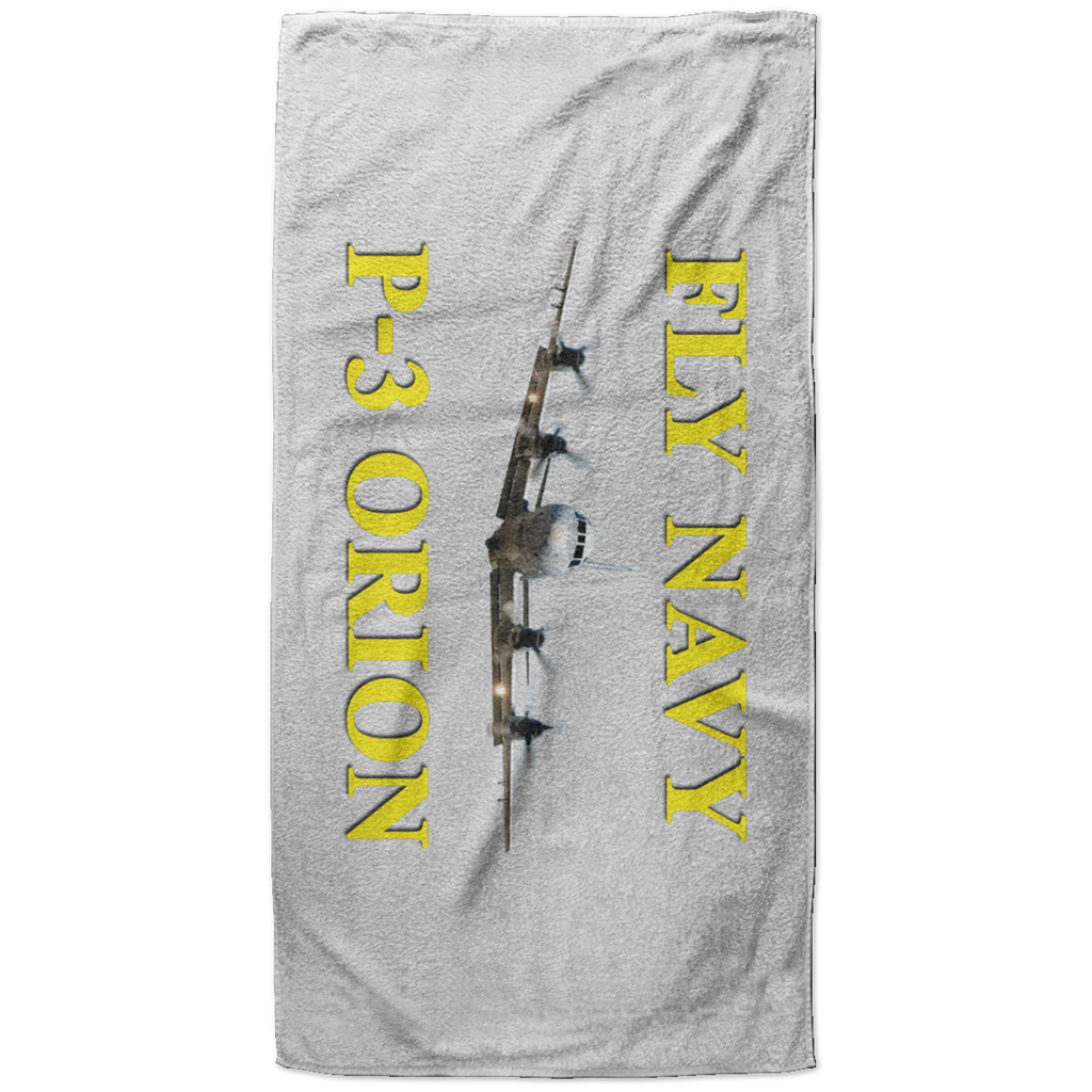 Fly Navy P-3 3 Beach Towel - 37x74