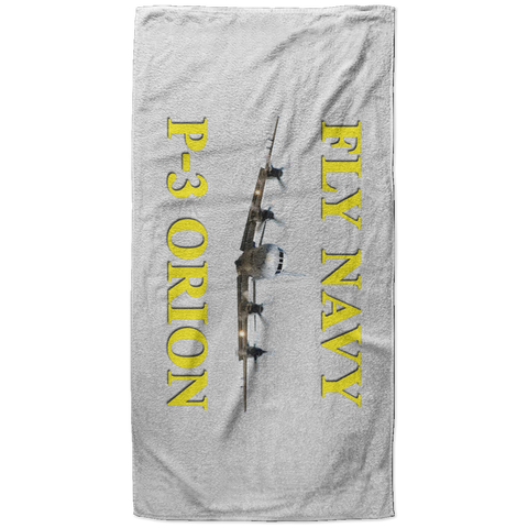 Fly Navy P-3 3 Beach Towel - 37x74