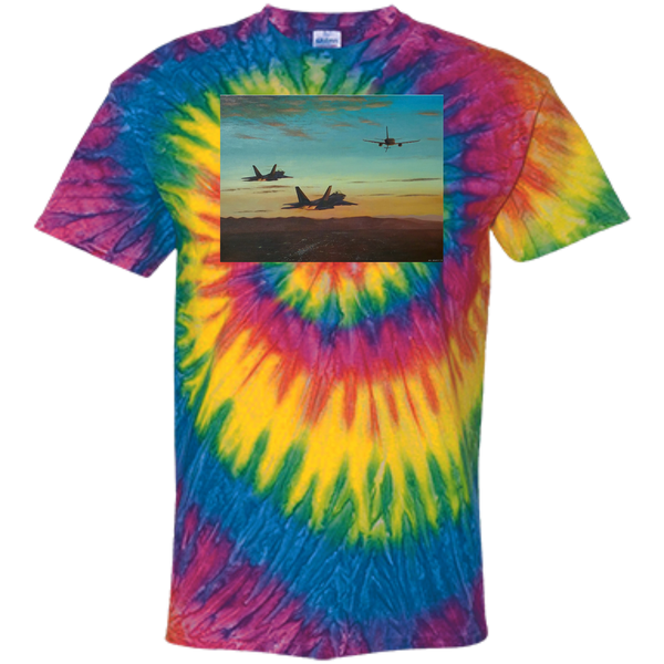 Time To Refuel Cotton Tie Dye T-Shirt