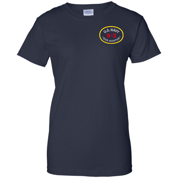 S-3 Sub Hunter 1 Ladies Custom Cotton T-Shirt