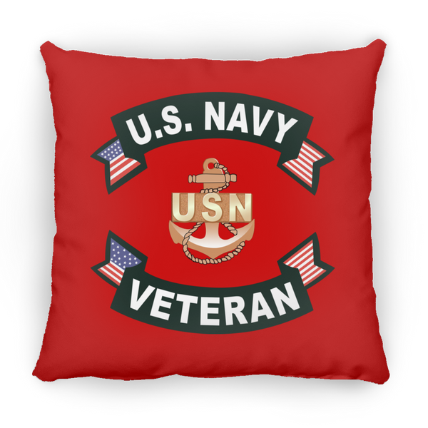 Navy Vet 1 Pillow - Square - 18x18