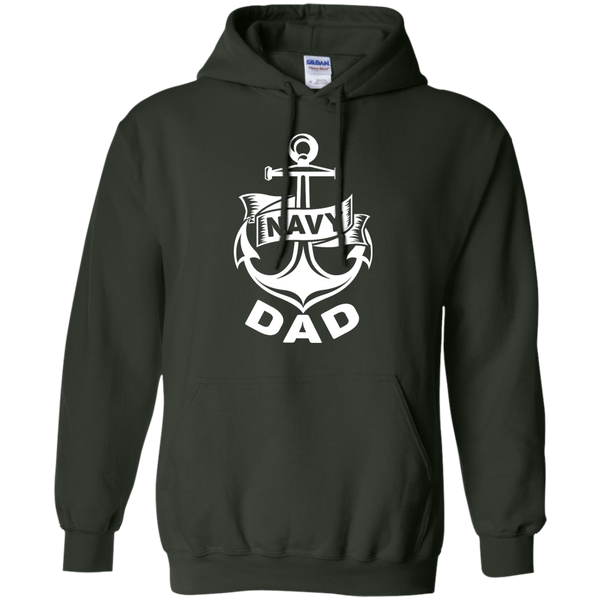Navy Dad 1 Pullover Hoodie