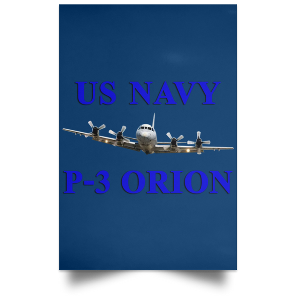 US Navy P-3 1 Poster - Portrait