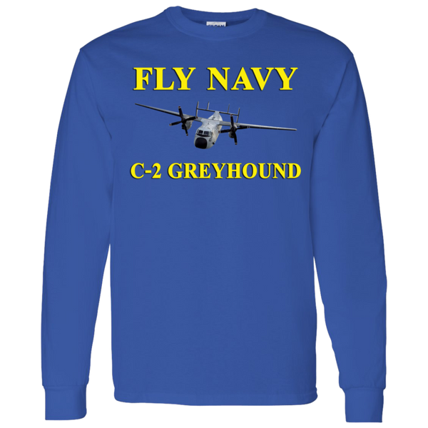 Fly Navy C-2 3 LS Ultra Cotton T-Shirt