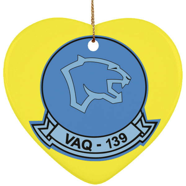 VAQ 139 1 Ornament Ceramic - Heart