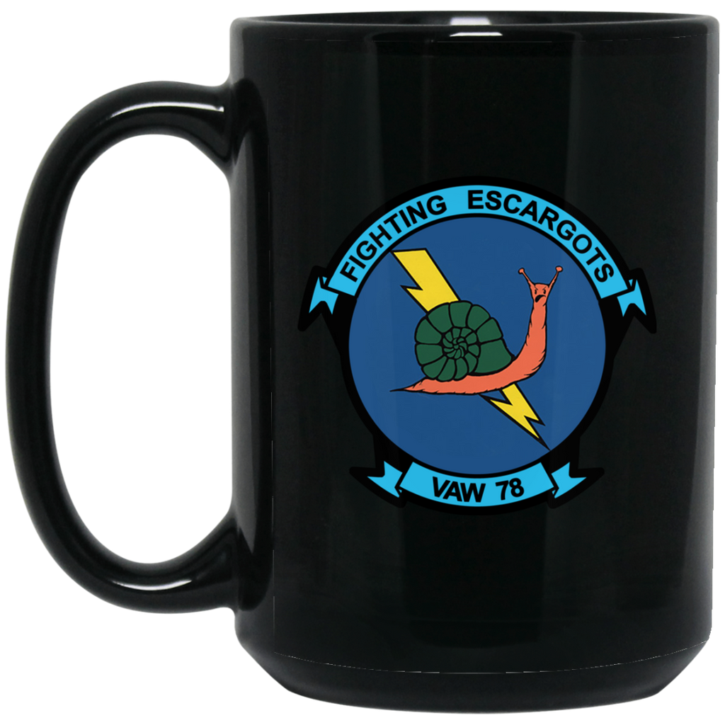 VAW 78 1 Black Mug - 15oz