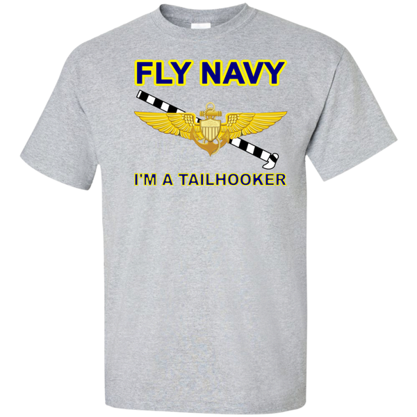 Fly Navy Tailhooker Tall Cotton Ultra T-Shirt