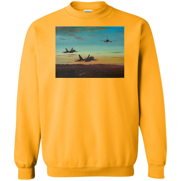 Time To Refuel Crewneck Pullover Sweatshirt