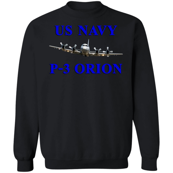 US Navy P-3 1 Crewneck Pullover Sweatshirt