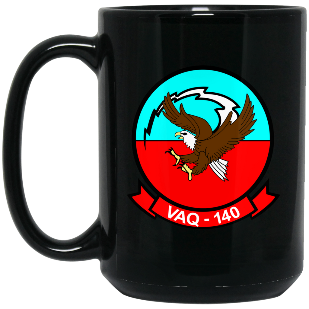 VAQ 140 3 Black Mug - 15oz