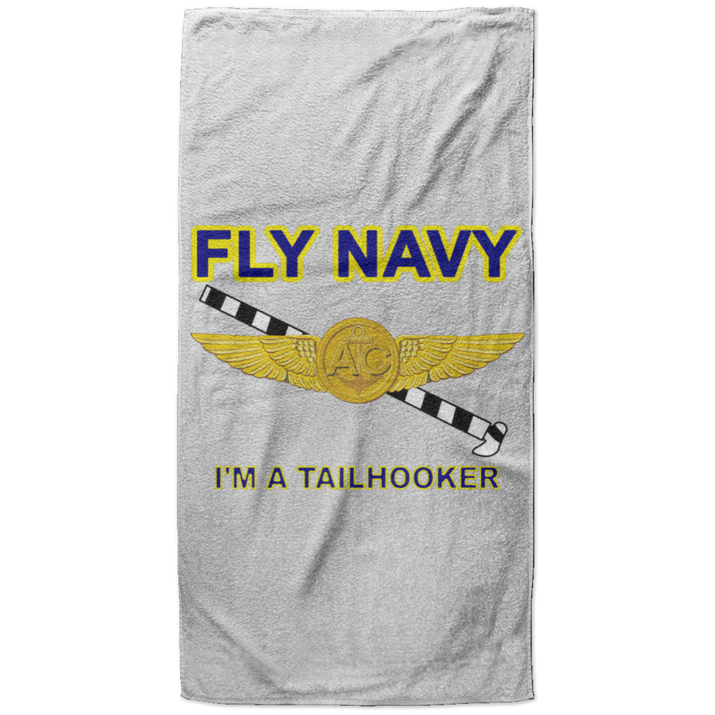 Fly Navy Tailhooker 2 Beach Towel - 37x74