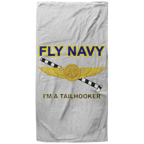 Fly Navy Tailhooker 2 Beach Towel - 37x74