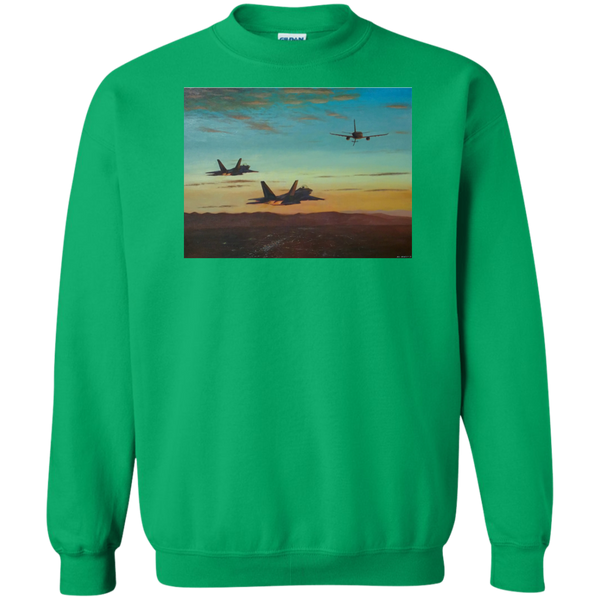 Time To Refuel Crewneck Pullover Sweatshirt