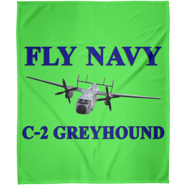 Fly Navy C-2 1 Blanket - Arctic Fleece Blanket 50x60