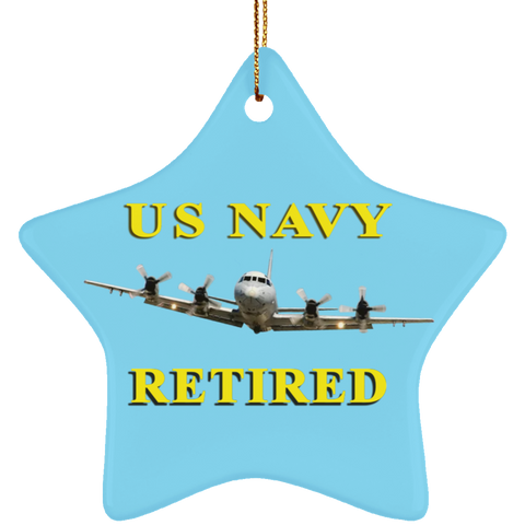 Navy Retired 1 Ornament – Star