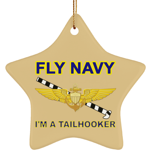 Fly Navy Tailhooker Ornament - Star