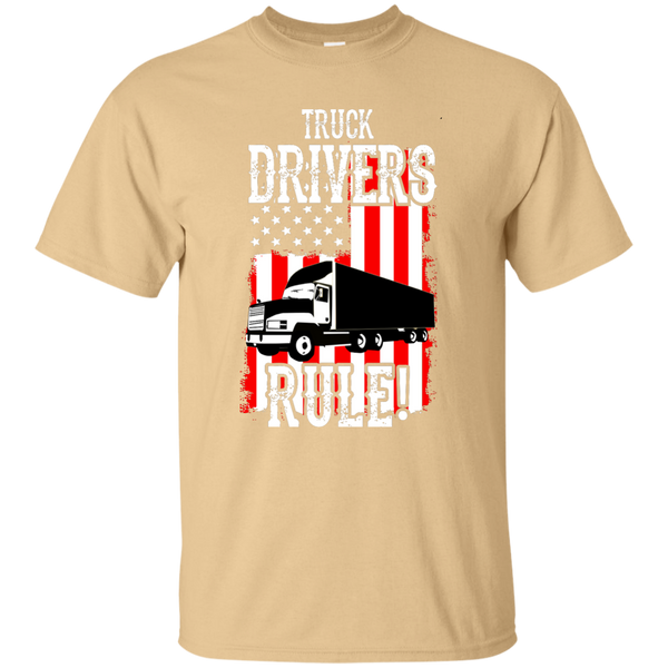 Truck Drivers Rule Custom Ultra Cotton T-Shirt