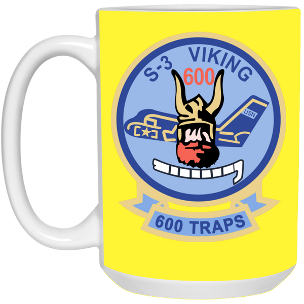 S-3 Viking 12 White Mug - 15oz