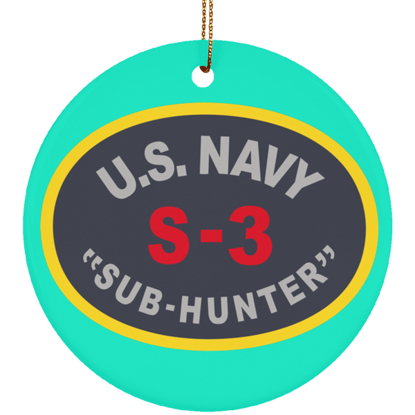 S-3 Sub Hunter Ornament - Circle