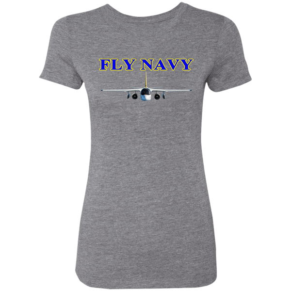 Fly Navy S-3 2 Ladies' Triblend T-Shirt